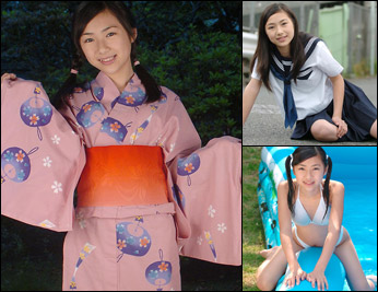 制服日和 放課後浴衣編 さり13歳 桐嵯梨写真集