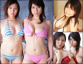 岡田真由香(姉)潤音(妹)デジタル写真集「大爆乳姉妹 ワイルドカップ220cm」